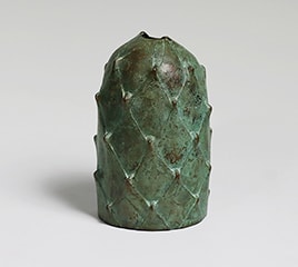 赤沼 潔 鋳金 「緑青の花器」